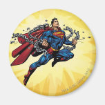 Supermann bricht Ketten Kühlschrankmagnet