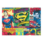 Supermann-Comic-Platten poster
