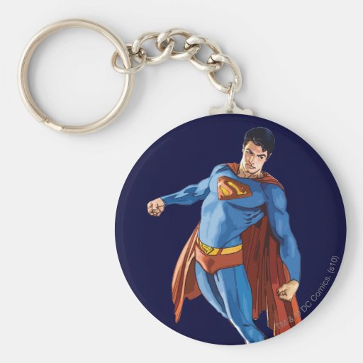 Supermann, der unten schaut schlüsselbänder