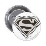 Supermann - es ist Showtime! Logo Anstecknadelbuttons
