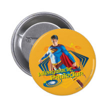 Supermann-intergalaktischer Schutz Anstecknadel