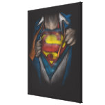 Supermann-Kasten-Skizze leinwanddrucke