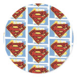 Supermann-rotes und blaues Muster aufkleber
