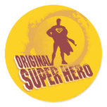 Supermann-ursprünglicher Superheld aufkleber
