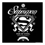 Supermann-Wappen poster