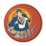 Supermann-Weltheld magnete