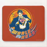 Supermann-Weltheld mauspads