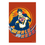 Supermann-Weltheld poster