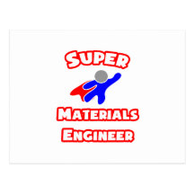 Supermaterial-Ingenieur Postkarten