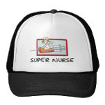 supernurse - humorvolle Cartoon-Krankenschwester a Trucker Mützen