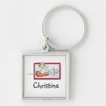Supernurse - personifizieren Sie Keychain mit Kran Schlüsselband