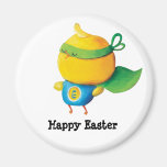 Superostern-Huhn - kundenspezifisches txt - Magnets