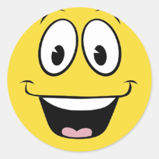 SuperSmiley Runde Sticker