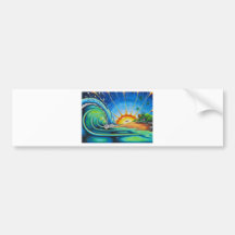 Surfer-Entwurf Autosticker