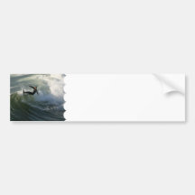 Surfer in ein Wetsuit-den Autoaufklebern