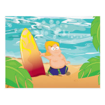 Surfer Postcard