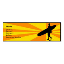 Surfer visitenkarten