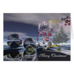 Surrealistische Weihnachtskarte
