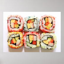 Sushi-Plakat