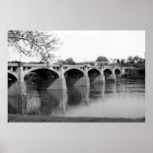 susquhanna Brücken-Leinwanddruck Plakatdruck