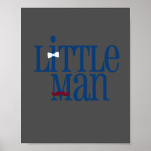 Süße Dapper wenig Mann-Kinderzimmer-Wand-Kunst Poster