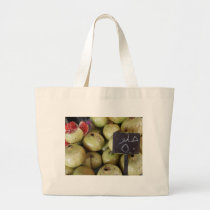Süße Granatäpfel mit arabischem Schreiben taschen