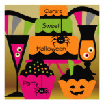 Süße Halloween-Party-Einladungen