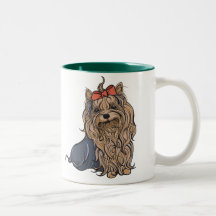 Süsse PA-tootie Yorkie Kaffeetasse
