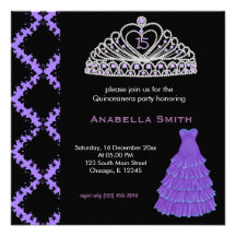 Süßes Quinceanera Ankündigung