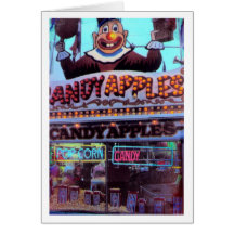 Süßigkeits-Äpfel Grußkarte