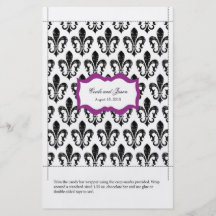 Süßigkeits-Bar-Verpackung | New Orleans Fuschia Individuelle Flyer
