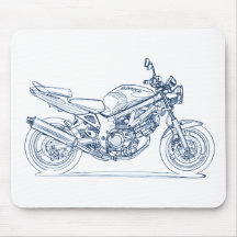 Suz SV650 1. GEN 1998-02 Mousepad
