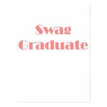 Swag-Absolvent! Postkarte