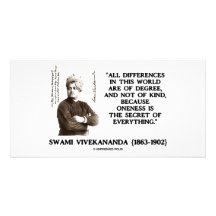 Swami Vivekananda Einssein-Geheimnis von alles Personalisierte Foto Karte