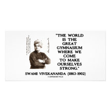 Swami Vivekananda Weltgroße Turnhalle stark Individuelle Foto Karte