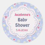 Sweet Country Baby Shower - Customize Round Stickers