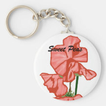 sweetpeas, Schlüsselkette der süßen Erbsen Schlüsselbänder