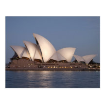 Sydney-Opernhaus an der Dämmerung Postkarten