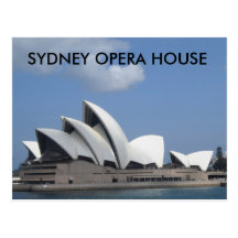 Sydney-Opernhaus-Postkarte