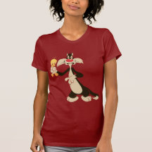 Sylvester mit Tweety T-shirt