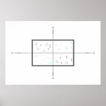 Symab 03 schwarz blau grau plakatdruck