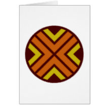 Symbol Afrika Africa Grußkarte