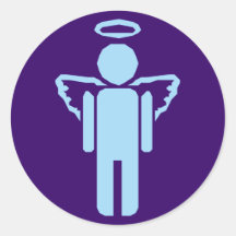 Symbol Engel männlich angel male Sticker