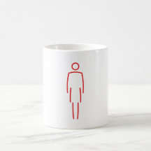 Symbol Frau woman Kaffee Tassen