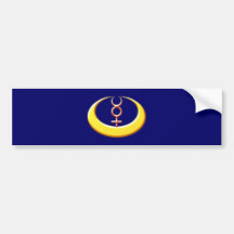 Symbol Mond moon Auto Sticker