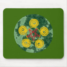 Symbol Spiralen spirals Pentagramm pentacle Mousepad