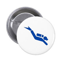 Symbol Taucher diver Anstecknadel