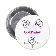 Symbole - erhaltener Knopf des Stolz-LGBT Anstecknadel