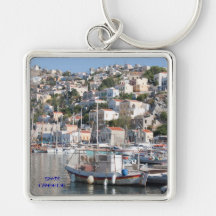 Symi Griechenland Keychain Schlüsselbänder