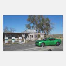 Synergie-grüne fünfte Generation Chevy Camaro Rechtecksticker